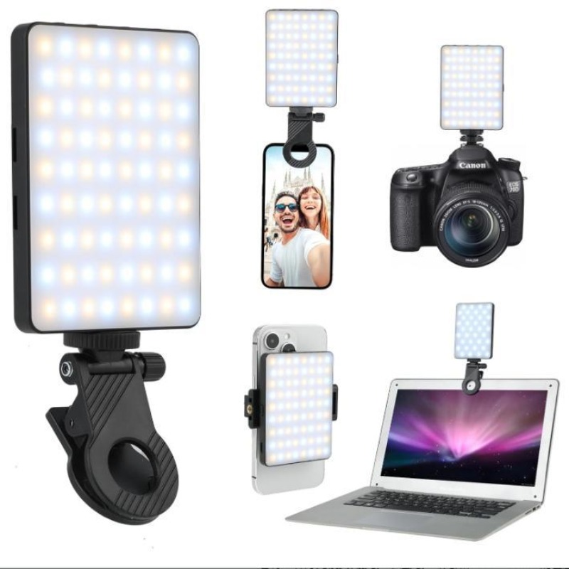Photography Lighting Indoor - 1pc Rechargeable LED Selfie Light,3 Modes