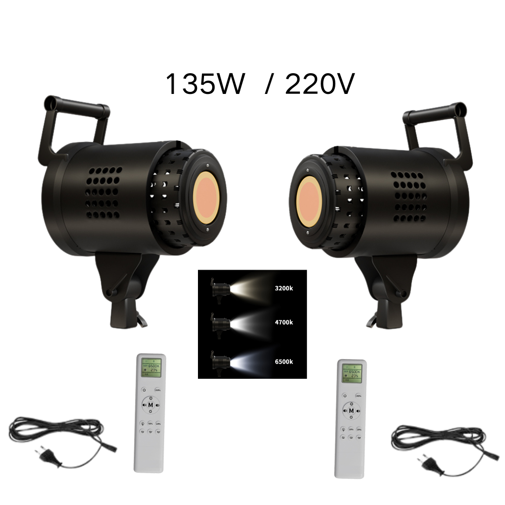 Photography Lighting Grid - 115/135W Photography Bowens Lighting LED 220V