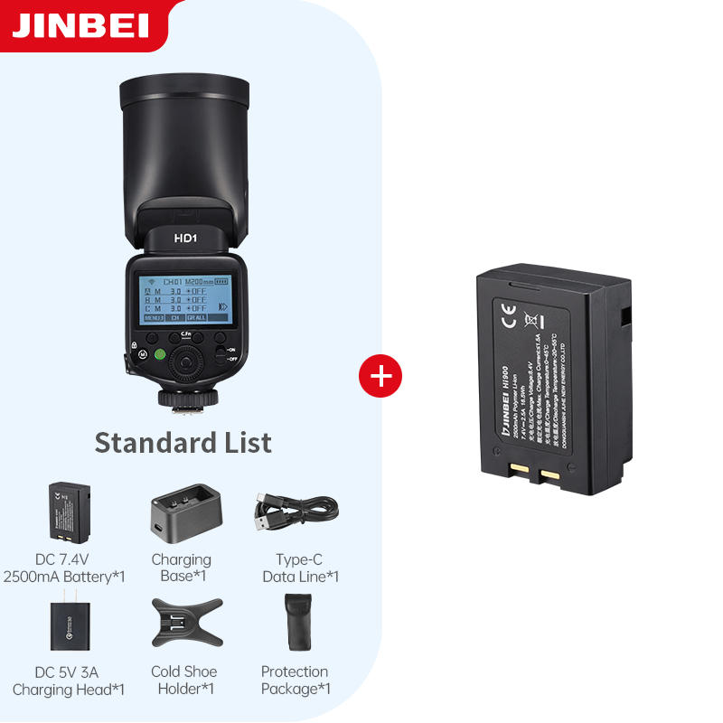 JINBEI HD-1Round-head HSS Spee - Good Lighting In Photography ulasan dan harga