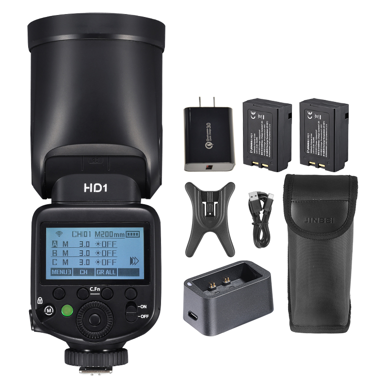 JINBEI HD-1Round-head HSS Spee - Good Lighting In Photography ulasan dan harga