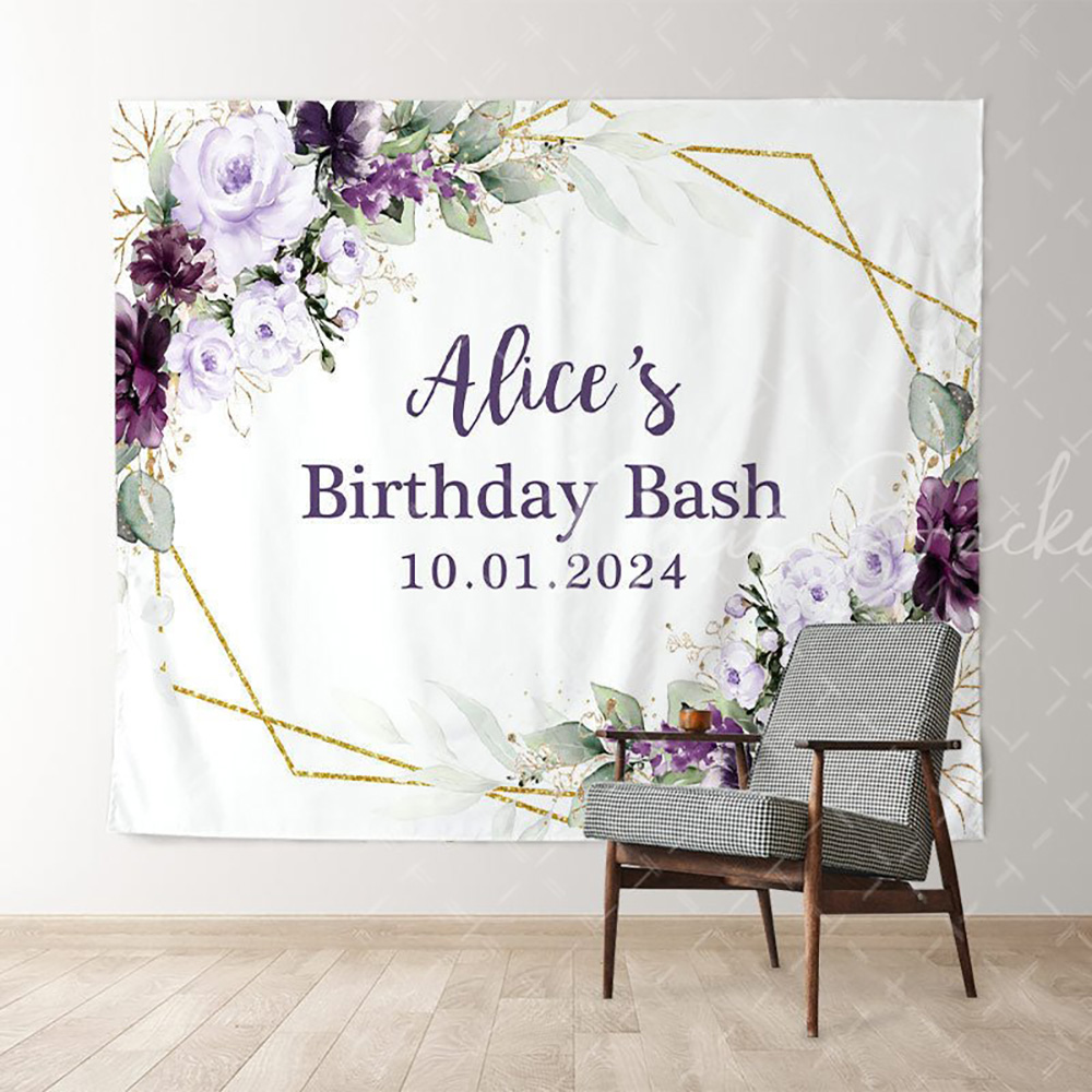 Light Purple Floral White Cust - Photography Lighting Names ulasan dan harga