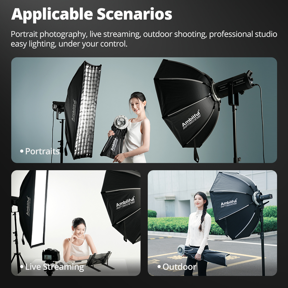 AMBITFUL Q3/Q7/Q9 Series Quick - Photography Lighting Grid ulasan dan harga