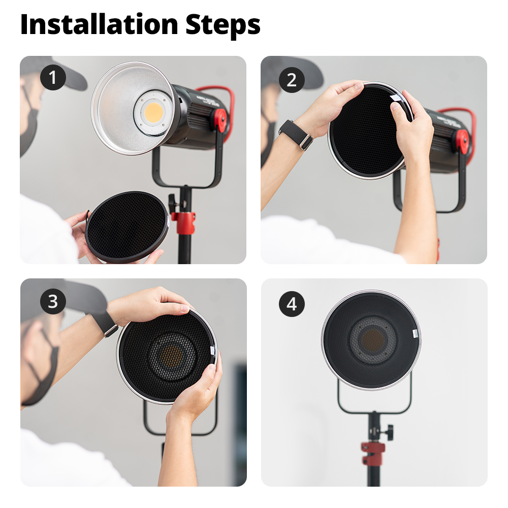 AMBITFUL HC-06K Spotlight Hone - Photography Lighting Grid ulasan dan harga