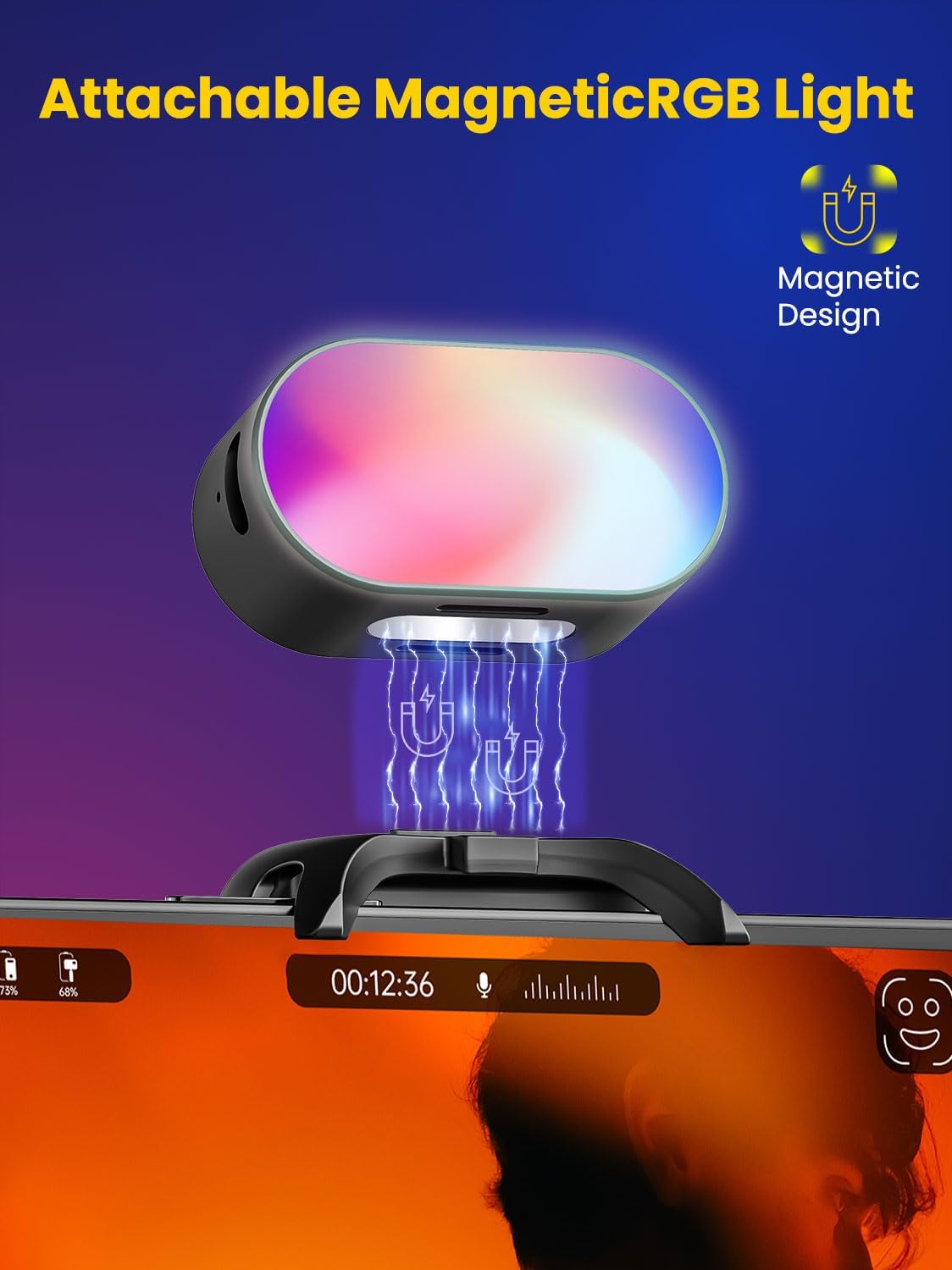 AOCHUAN Mini RGB Magnetic Fill - Photography Lighting Styles ulasan dan harga