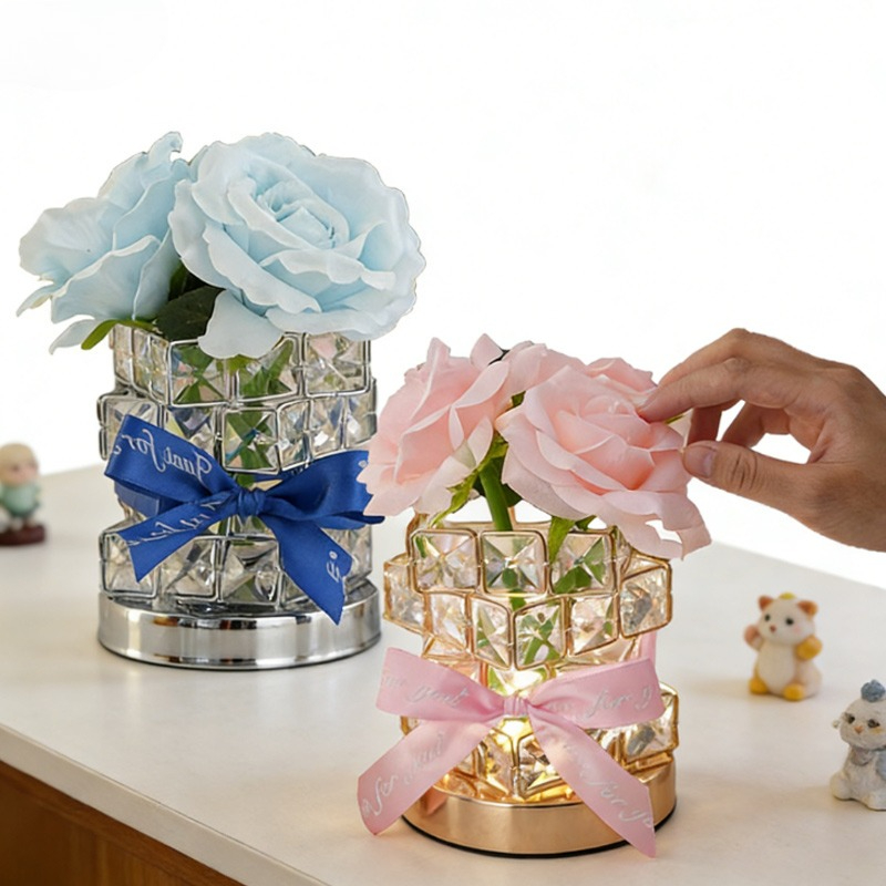 Rubik's Cube Shaped LED Rose N - Photography Artificial Lighting ulasan dan harga