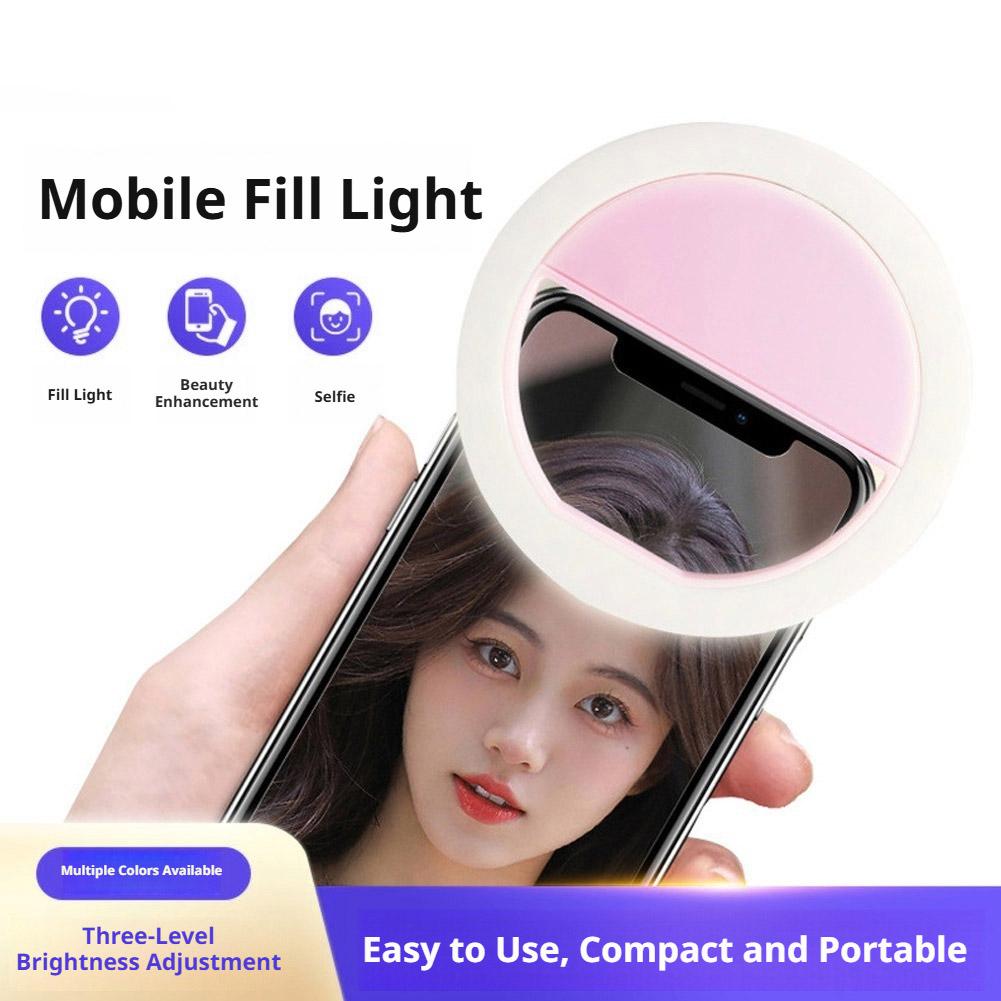 Clip On Selfie Ring Light Rech - Photography Lighting Stick ulasan dan harga