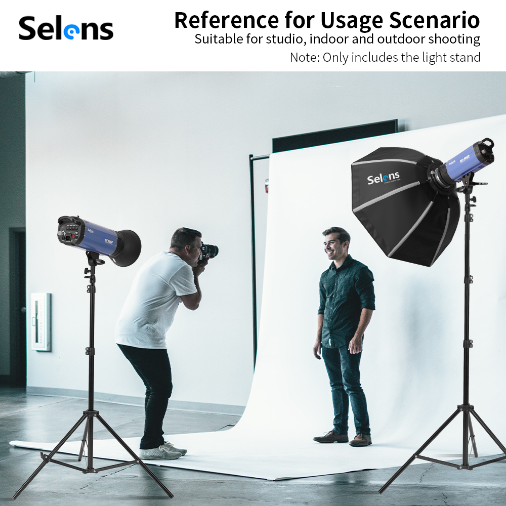 Selens 2.2~3.95m Air-Cushion L - Photography Lighting Mount ulasan dan harga