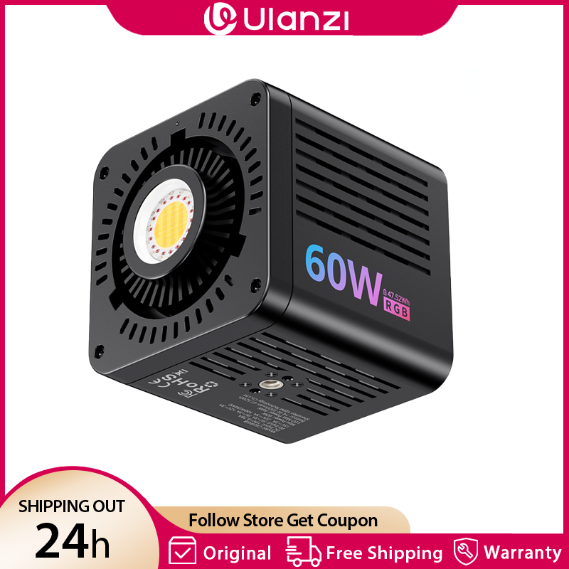 Ulanzi C60 RGB Portable 60W CO - Photography Lighting Stick ulasan dan harga