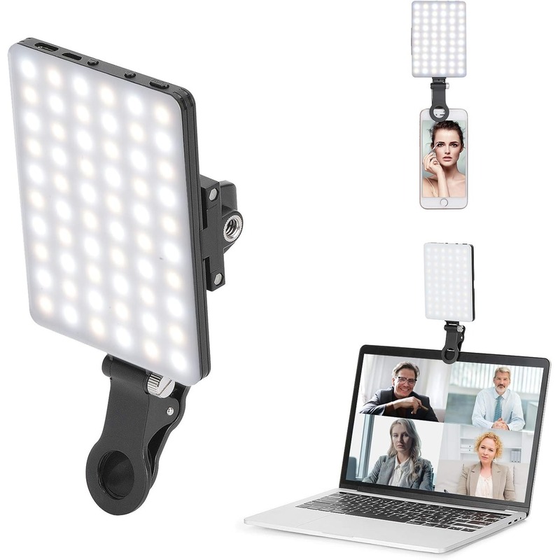 LED Portable Clip-on Selfie Li - Photography Lighting Description ulasan dan harga