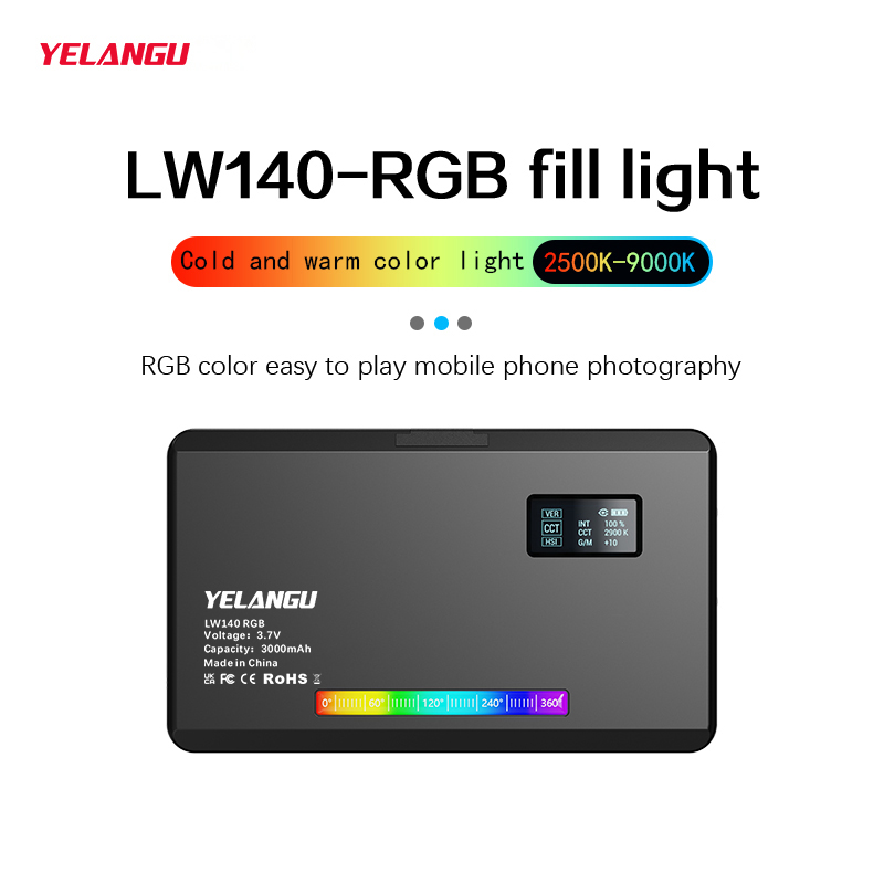 YELANGU RGB LED Video Light W1 - Photography Lighting Styles ulasan dan harga