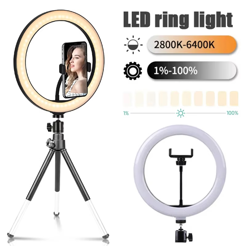 10 inch Selfie Ring Light Phot - Photography Lighting Stick ulasan dan harga