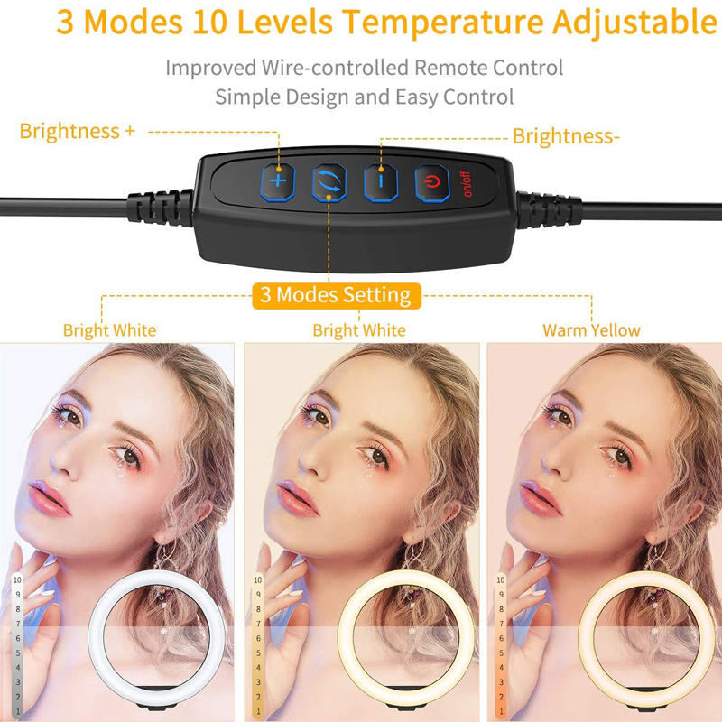 10 inch Selfie Ring Light Phot - Photography Lighting Stick ulasan dan harga