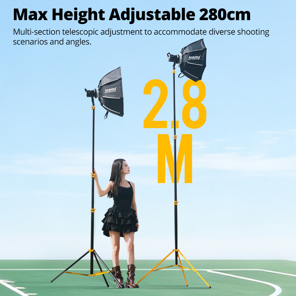 AMBITFUL GM280Y 280cm Professi - Photography Lighting Mount ulasan dan harga