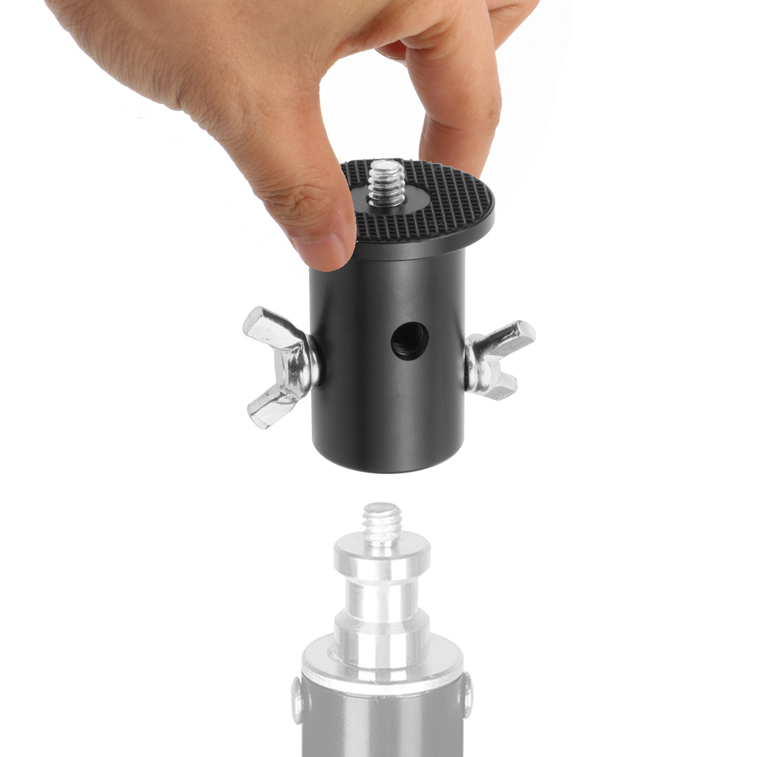 Tripod Light Stand Adapter 1/4 - Photography Lighting Mount ulasan dan harga