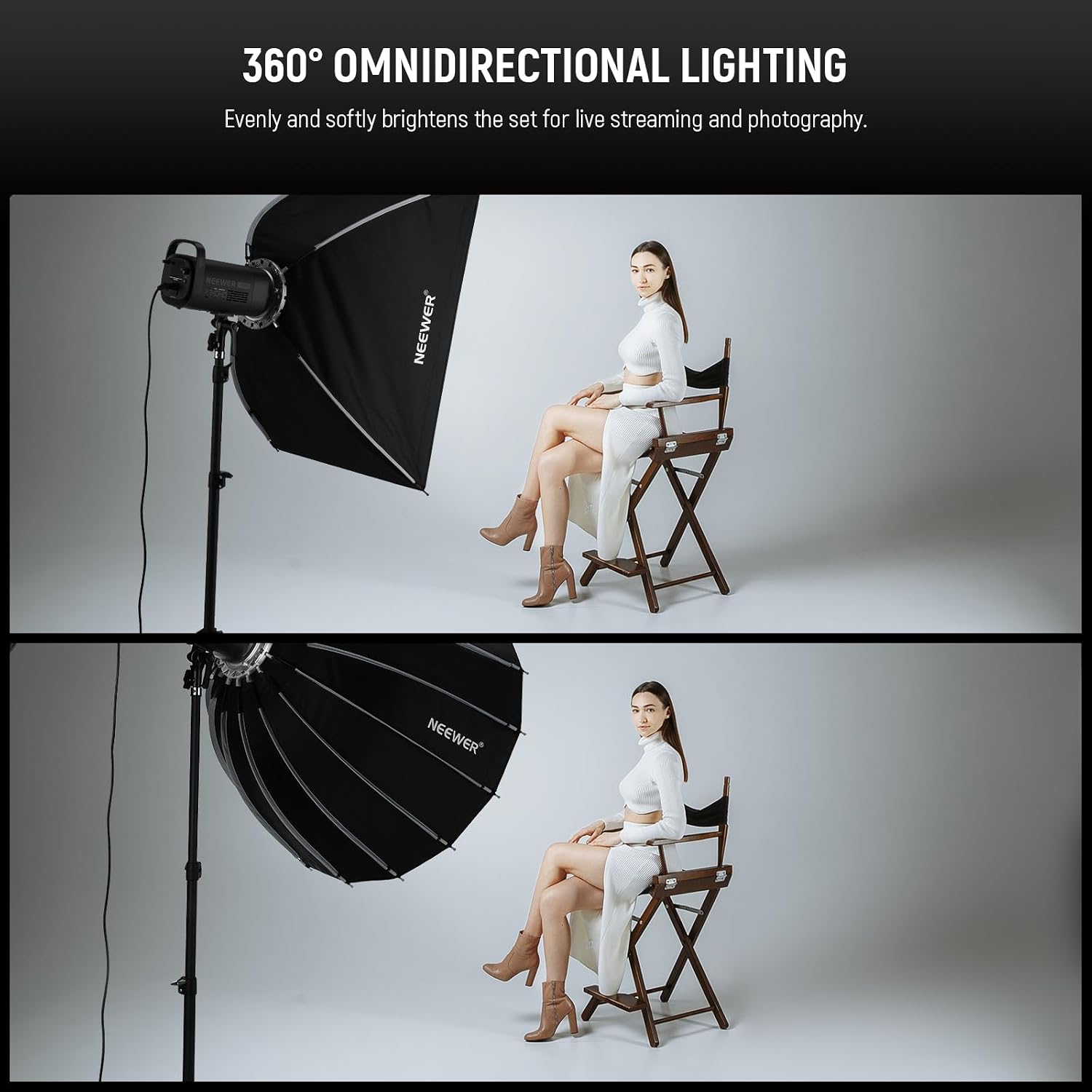 Parabolic Softbox with Bowens  - Photography Lighting Mount ulasan dan harga