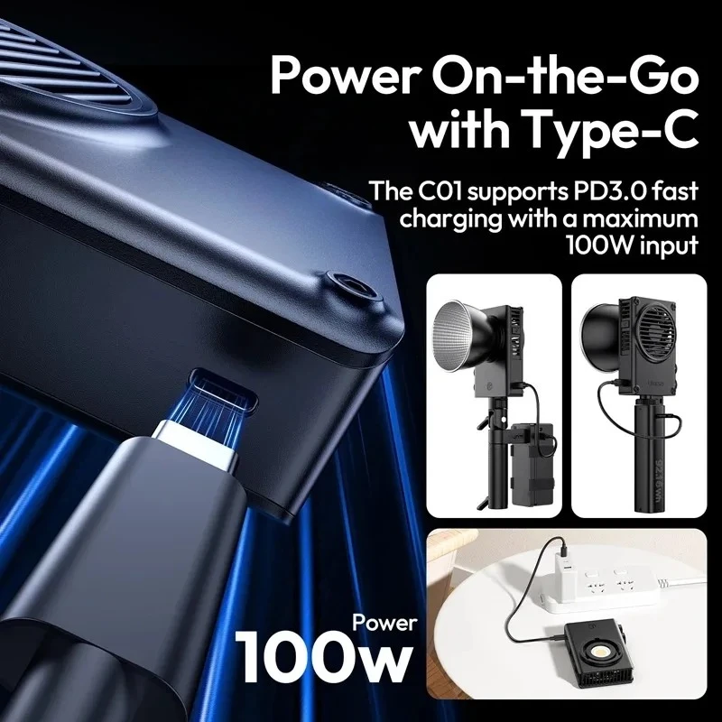 Bi-color COB Studio Fill Light - Photography Lighting For Clothing ulasan dan harga