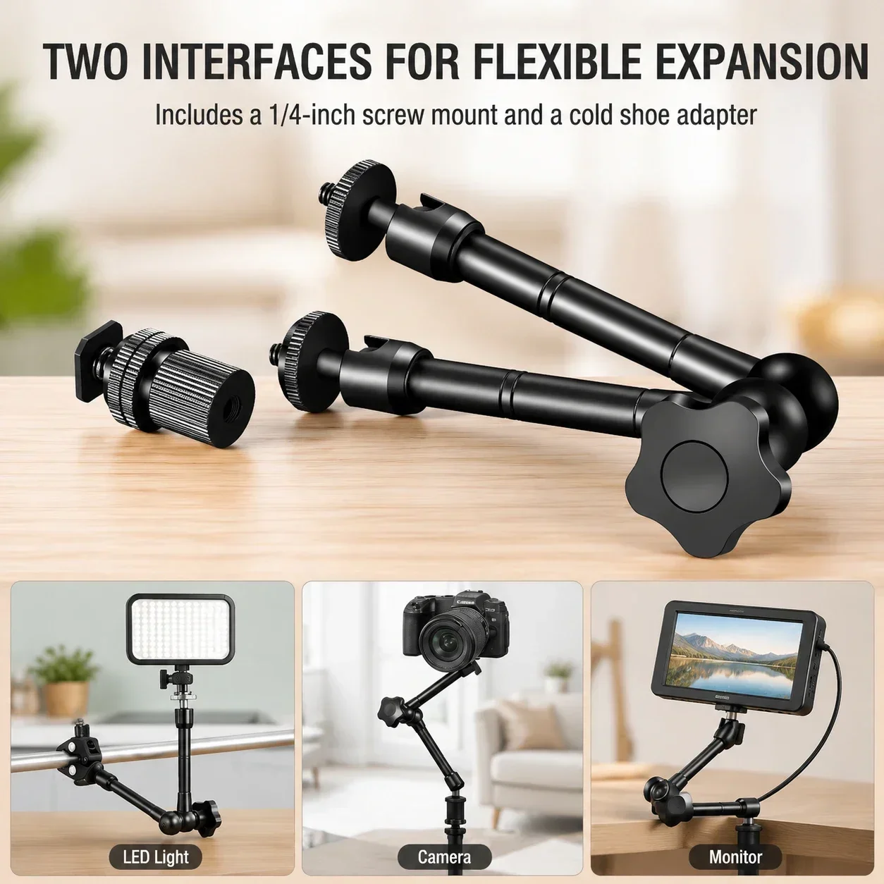 11 inch Magic Arm with Super C - Photography Lighting Description ulasan dan harga