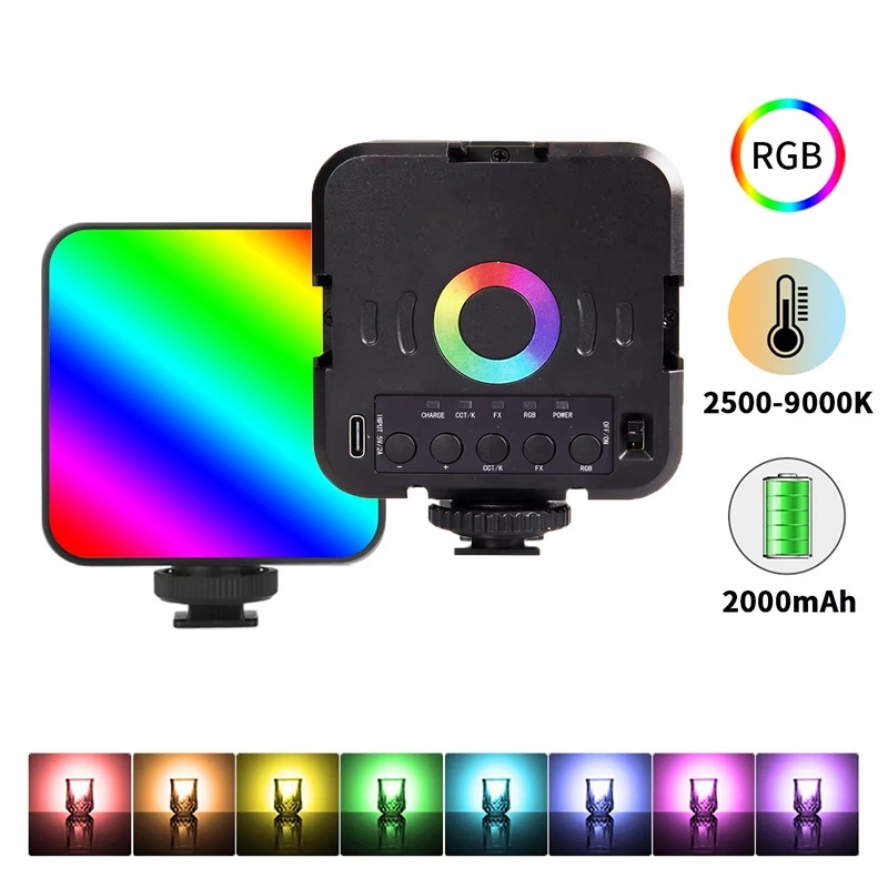 Portable Mini RGB Video Light  - Photography Lighting Mount ulasan dan harga