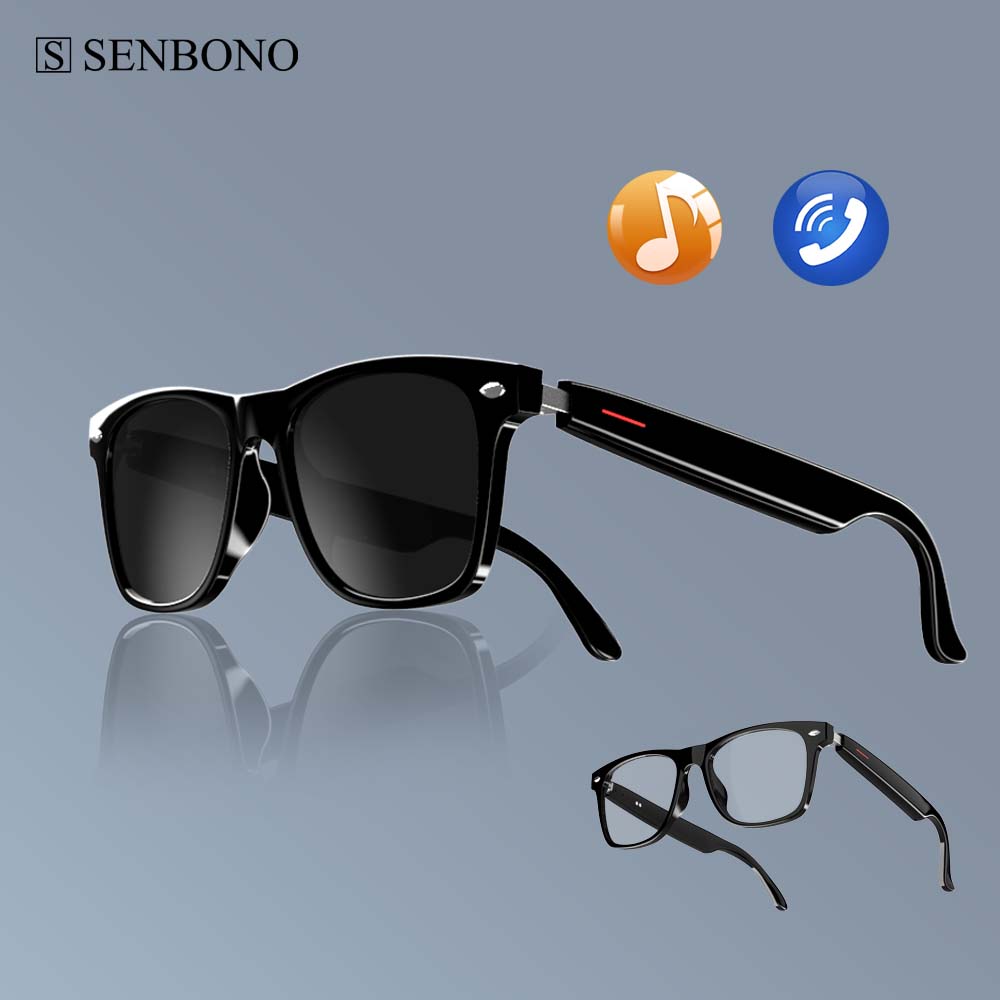 SENBONO E13 Smart Glasses:Blue - Photography Lighting Indoor ulasan dan harga